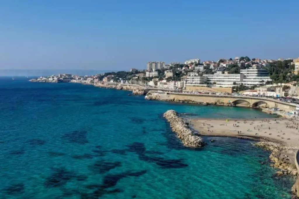 Lejlighed Dream Ocean View With Balcony Close To Beach Marseille