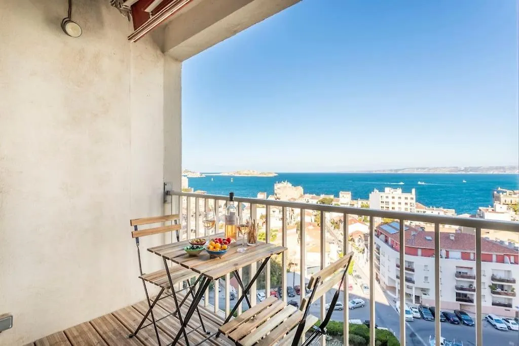 Dream Ocean View With Balcony Close To Beach Marseille Lejlighed