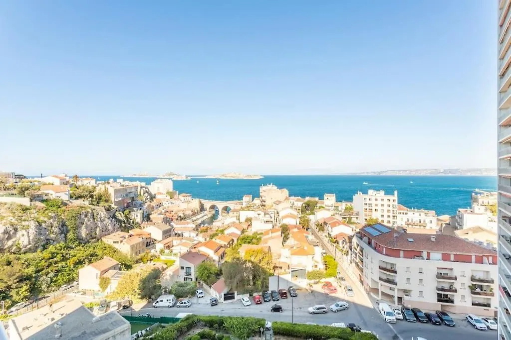Dream Ocean View With Balcony Close To Beach Marseille 0*,