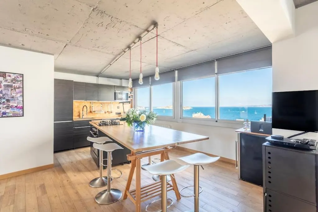 Dream Ocean View With Balcony Close To Beach Marseille Apartmán