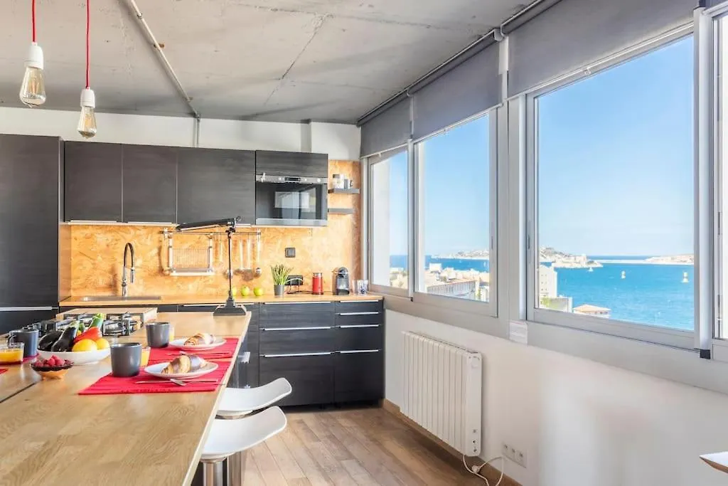 Dream Ocean View With Balcony Close To Beach Marseille